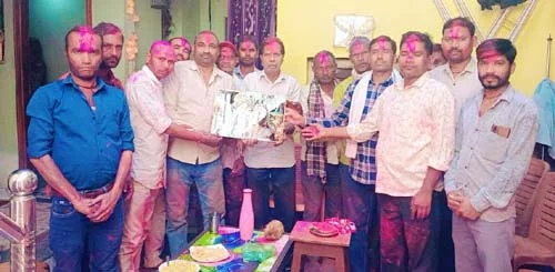 लोक गीतकार मयारू गुरुजी सम्मानित