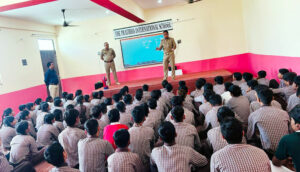 प्रतिभा इंटरनेशनल स्कूल में हुआ आग प्रशिक्षण जागरूकता कार्यक्रम