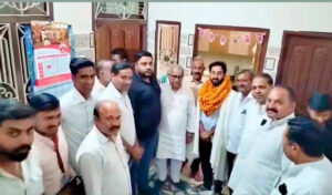 आकाश पाल को बधाई व शुभकामनाएं दी