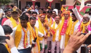 धनगर समाज धर्मशाला गोवर्धन ने मनाई अहिल्याबाई जयंती, निकाली भव्य शोभायात्रा