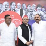 अखिलेश यादव से मिले दर्शन सिंह धनगर
